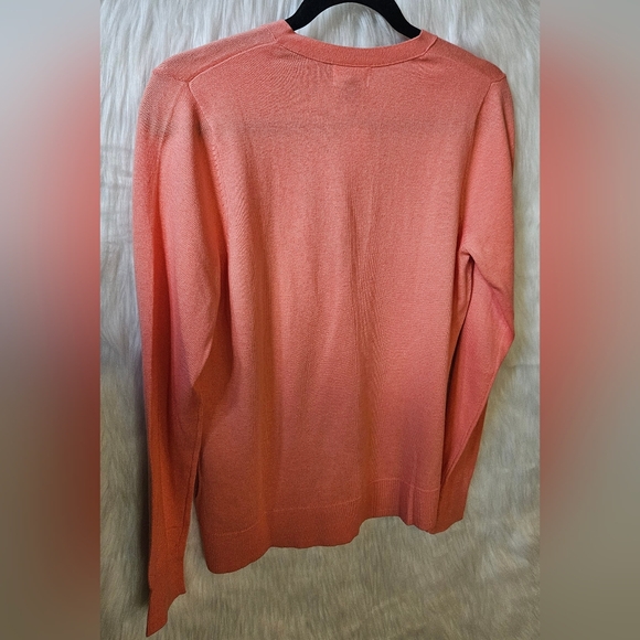 Old Navy Coral V-Neck Sweater - Picture 4 of 7